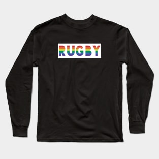 Rugby Gay Pride LGBTQIA Long Sleeve T-Shirt